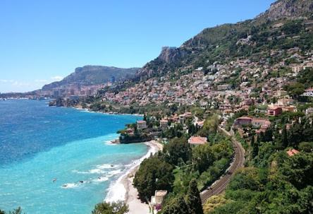 Charmant 2 Pieces Vue Sur Mer Et Monte-Carlo A Roquebrune Cap Martin Exterior foto