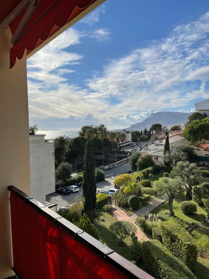 Charmant 2 Pieces Vue Sur Mer Et Monte-Carlo A Roquebrune Cap Martin Exterior foto