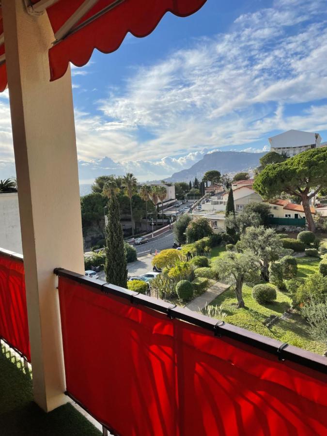 Charmant 2 Pieces Vue Sur Mer Et Monte-Carlo A Roquebrune Cap Martin Exterior foto